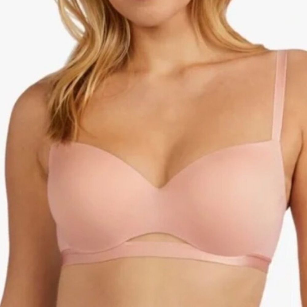 New W Tags- 44c- Thirdlove 24/7 Cotton T-Shirt Bra Light Pink